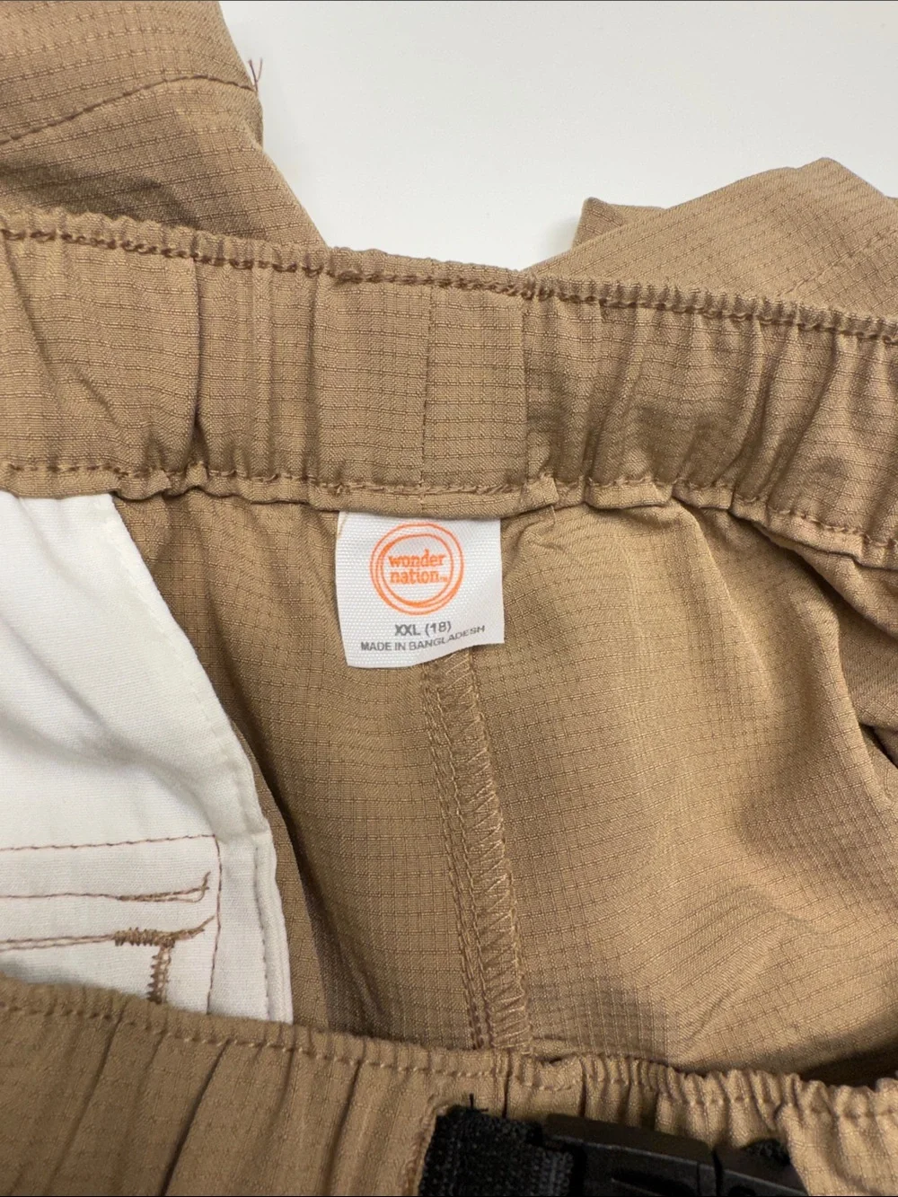 NWT wonder nation pull on buckle shorts